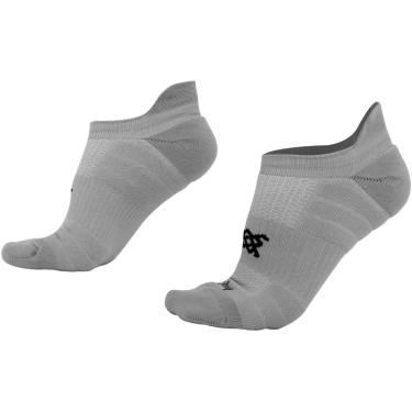 Imagem de Meia Curta para Corrida HUPI Running Pro Invisível Cinza Nardo, Cor: CINZA