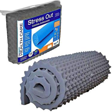 Imagem de Colchão Tipo Caixa De Ovo Copespuma Solteiro D28 Cinza