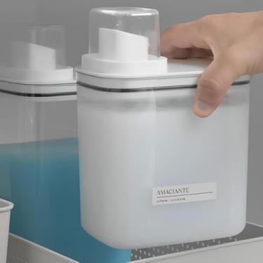 Imagem de Kit Organizadores De Lavanderia Multiuso 2,3L e 1,5L Dispensers De Sabão Flow