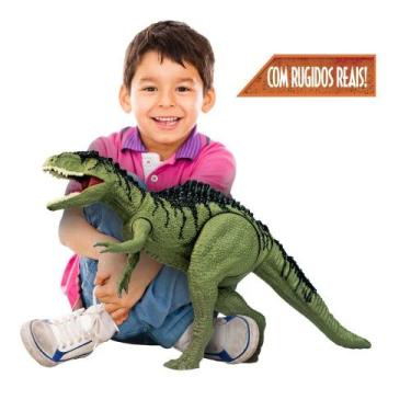 Imagem de Boneco Jurassic World Gigante Giganotossauro Com Som - Mimo