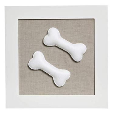 Imagem de Potinho de Mel Quadro Decorativo Ossinhos Quarto Bebê Infantil Menina Menino Bege