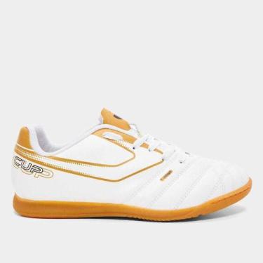 Imagem de Chuteira Futsal Topper Top Cup VIII, Branco, 41