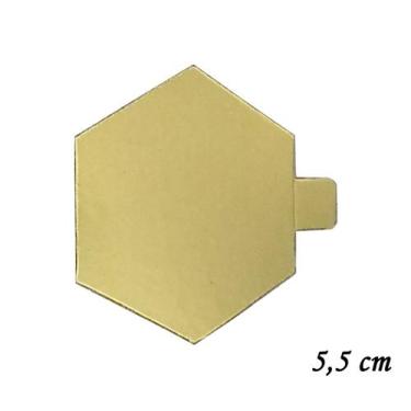 Imagem de Base Laminada Dourada 5,5 cm - 30 Unid - JR5H - Prime Chef