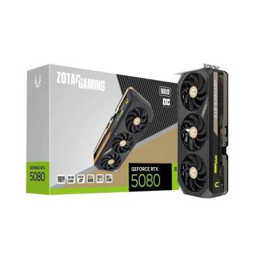 Imagem de Placa de Vídeo 16Gb Zotac Geforce RTX5080 ZT-B50800J-10P
