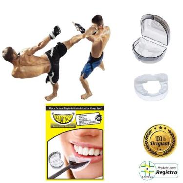 Imagem de Protetor Bucal Moldável Para Esporte 5em1 Molda em Usuário de Aparelho