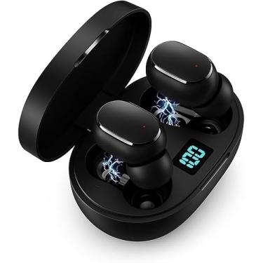 Imagem de Fone de Ouvido Bluetooth 5.1 TWS Wireless com Visor LED, Som Hi-Fi Estéreo, Cancelamento de Ruído, Toque Inteligente, Bateria Longa, Microfone, Compatível com Android e iOS -