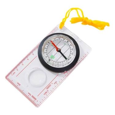Imagem de 2X Bússola Lupa E Régua Nautika Mapa Camping Montanha Trilha