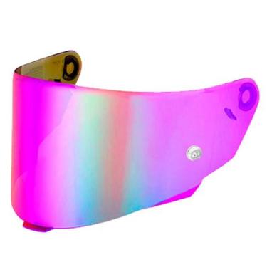 Imagem de Viseira Espelhada Revo Rosa Capacete Kyt TT Course Fechado - ASX