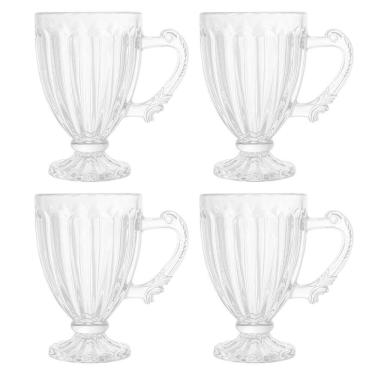 Imagem de Kit 4 Xícaras De Cristal Café Chá Imperial Renaissance 100Ml