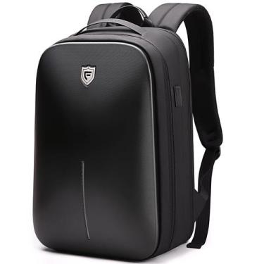 Imagem de Mochila para laptop para jogos FENRUIEN expansível 15,6" preta