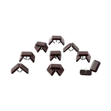 Imagem de Furniture Sliders Furnigear Nail-in Glides Teflon, pacote com 24