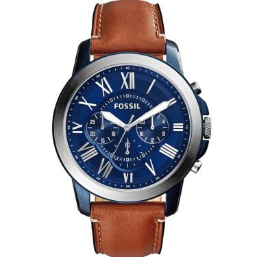 Imagem de Relógio Fossil Masculino Ref: Fs5151/0an Cronógrafo Azul