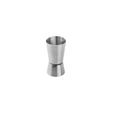 Imagem de Dosador Duplo Copo de Inox Doses Drinks 50ml e 25ml