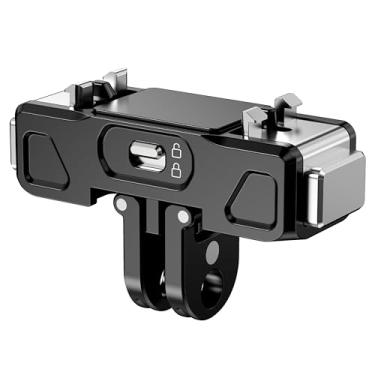 Imagem de STARTRC VCR Suporte de liberação rápida para Insta360 X5 Ace/Ace Pro 2, câmera magnética, trava de liberação rápida, montagem em tripé, acessórios de placa de conexão de metal, kits de acessórios