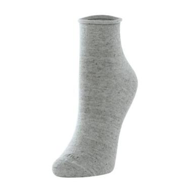 Imagem de Meia Feminina Cano Médio She Sem Punho Não Aperta Algodão Respirável, 