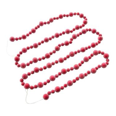 Imagem de rockible Guirlanda de frutas vermelhas de Natal, decoração de Natal, 8,9 pés, festa, casa, ao ar livre, ação de graças, cenário, lareira, portão, ornamento