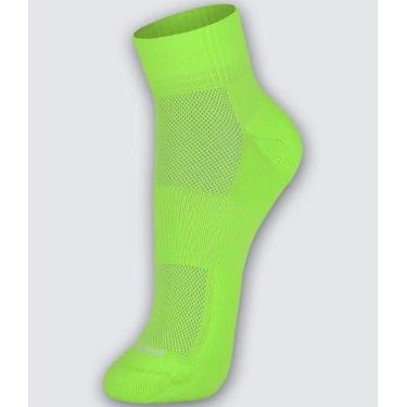 Imagem de Meia Lupo Sport Performance Cano Médio 3360-002, Verde neon, 37-40
