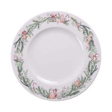 Imagem de Prato Panetone Tramontina Casa Natal Noite Feliz Em Porcelana Decorada 28 Cm Tramontina