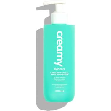 Imagem de Creamy Skincare Limpador Facial Antioleosidade 300ml | 24 Horas De Oleosidade Controlada, Desobstrui Poros E Reduz Brilho Excessivo | Indicado Para Todos Os Tipos De Pele, Uso Diário