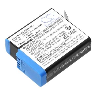 Imagem de MAUSOCELA Bateria de substituição de câmera 1220mAh, para HD8.01, Hero 2018, Hero 5, Hero 5 Black, Hero 6, Hero 6 Black, Hero 7, Hero 7 Black, Hero 7 White, Hero 8, Hero 8 Black