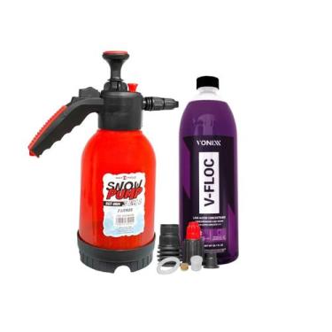 Imagem de Kit lava auto v-floc e pulverizador manual 3 em 1 snow foam - IMPORTAD