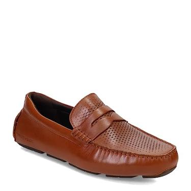 Imagem de Cole Haan Tênis masculino Grand Laser Penny Driver, Ch Brtsh Tn/Ch Jv, 8 Wide