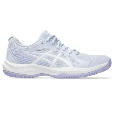 Imagem de Tênis ASICS Upcourt 6 - Feminino - Azul/Branco - tam: 35