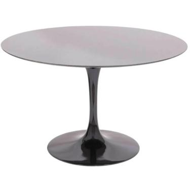 Imagem de Mesa De Jantar Tulipa Saarinen Redonda 160 Cm Tampo Laqueado Cores Preto