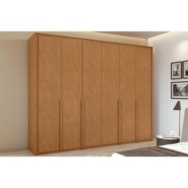 Imagem de Guarda Roupa Casal 6 Portas E 6 Gavetas Imperatore Amêndoa - Lopas