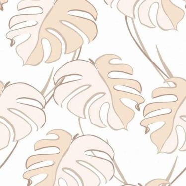 Imagem de Papel De Parede Kylie Folhagem Rosa 81605