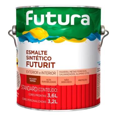Imagem de Tinta Esmalte Sintético Futurit Standard Futura 3,6l - Cores, Marrom C