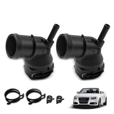 Imagem de 3C0122291 Tubo conector de mangueira de arrefecimento do radiador superior para Audi A3 S3 TT Volkswagen Beetle Tiguan Passat 3C0122291D 3C0122291C (2)