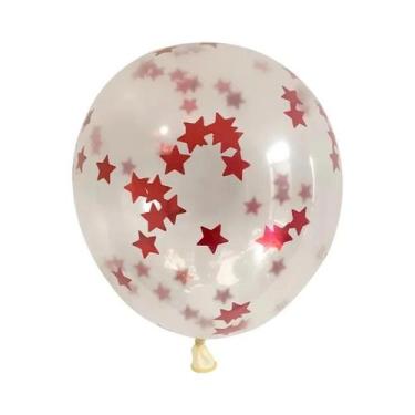 Imagem de Balões De Látex Transparentes Com Glitter Dourado 5/10/20pcs Para Deco