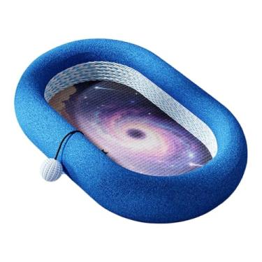 Imagem de FJMQHU Arranhador para Gatos, Acessório Prático para Brincar E Dormir, Ao Desgaste, Brinquedo para Arranhar, Presente, Antiderrapante, Oval