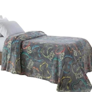 Imagem de Manta Infantil Shine Corttex Brilha no Escuro 2,0x1,5m Macia e Quentin