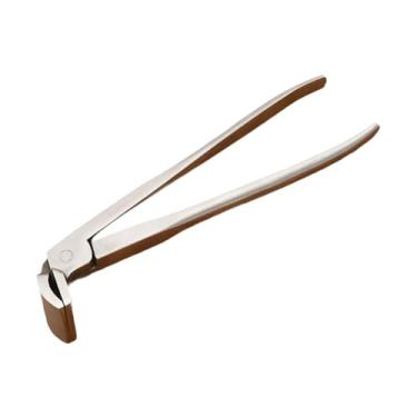 Imagem de Fiocias Alicate de Achatamento para Trabalhos em Couro, Alicate de Pressão de Bordas, com Ponta Plana para Um, Cotovelo, Tamanho real