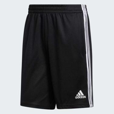 Imagem de Bermuda Adidas 3 Listras Essentials Preta, GG