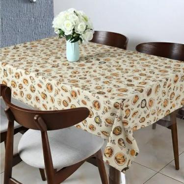 Imagem de Metro toalha de mesa retangular plástica térmica estampada - UZOO