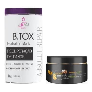 Imagem de Kit Botox Capilar Profissional Hidratação Profunda Selafix - Lissage /