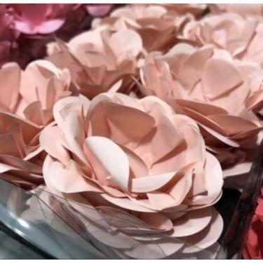 Imagem de Forminhas para Doces Finos - Kit 40/120 Formas Flor Decorativas | Ideal para Casamentos, Festas e Cupcakes (Style - Rosa Claro Sereno,120)