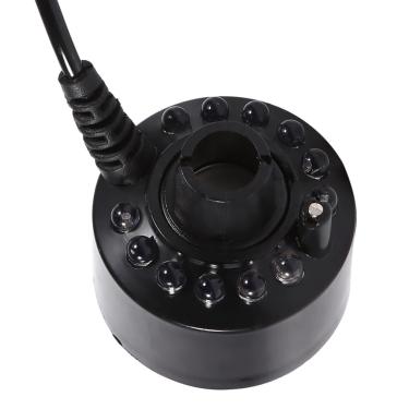 Imagem de Cosiki Atomizador de Lagoa Com Mudança de Cor de 12 LED Com íon de Ar, Criador de Névoa Ultrassônica para Tanque de água, Umidificador LED de 24 V para Ar Fresco, Paisagem Em Vaso