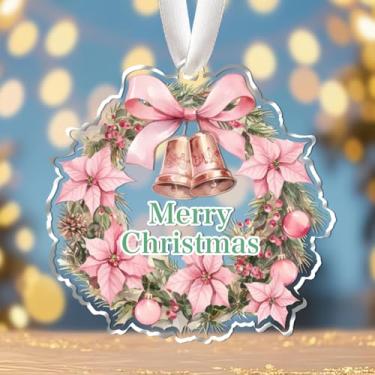 Imagem de Enfeites de Natal, decorações de árvores, enfeites de pendurar para pequenas árvores, guirlanda de Natal, urso, festa de férias, decoração de casa ao ar livre