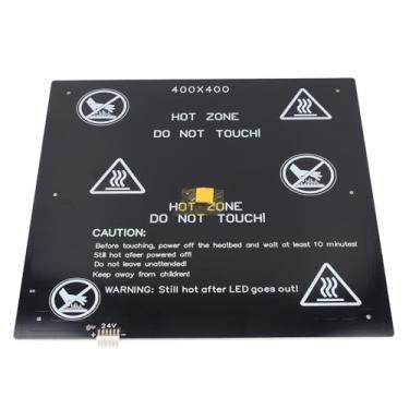 Imagem de AUNMAS Kit de Cama Aquecida para Impressora 3D, Liga de Alumínio, Aquecimento Aprimorado para Potência Consistente, 400x400mm para Todas As Impressoras