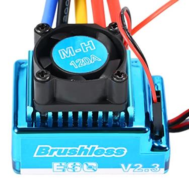 Imagem de LUGU Controlador elétrico de velocidade 120A Brushless ESC 5.8V / 3A BEC para 1/8 1/10 RC carro