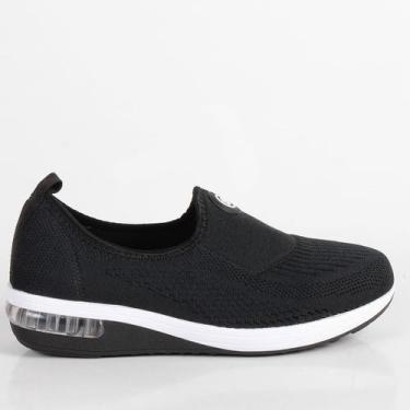 Imagem de Tênis Modare Casual Slip On C/Bolha 7320217 Preto, Preto, 15745, 35