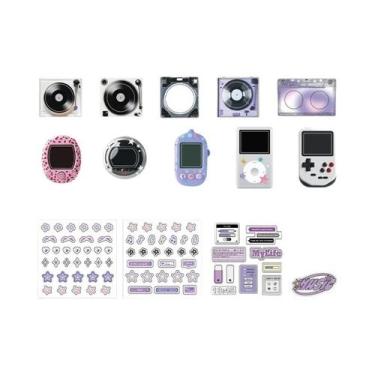 Imagem de Pacote De 15 Adesivos Kawaii Para Memória, DIY Eletrônico, Capa De Tel