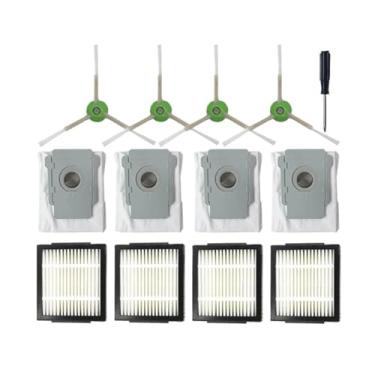 Imagem de Compatível com Roomba Combo J7 + J9 + Peças de reposição Vassoura Aspirador de pó Escova lateral principal Saco de pó Filtro Hepa Acessórios de pano(11)