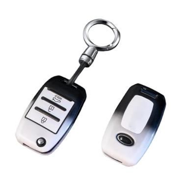 Imagem de Moda TPU Caso Chave Do Carro Bolsa Shell Compatível com Kia RIO 3 K2 K3 K4 K5 Sportege Picanto Optima Soul Ceed Sorento Forte Stinger Acessório(Style 2)