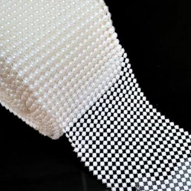 Imagem de Tela Mini Meia Pérola 6mm 12cm 9 Metros Off-White