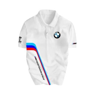 Imagem de Camisa Polo Masculina De Secagem Rápida E Respirável BMW Motorsport Pa